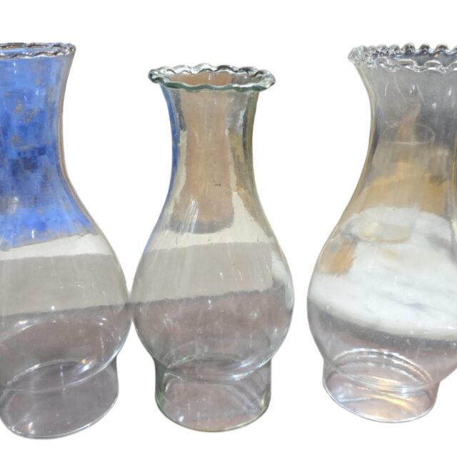 Trio de mangas de lamparina ou luminária