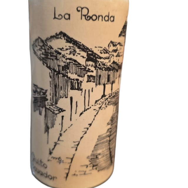 Antigo pote ou vaso do Equador, bela arte