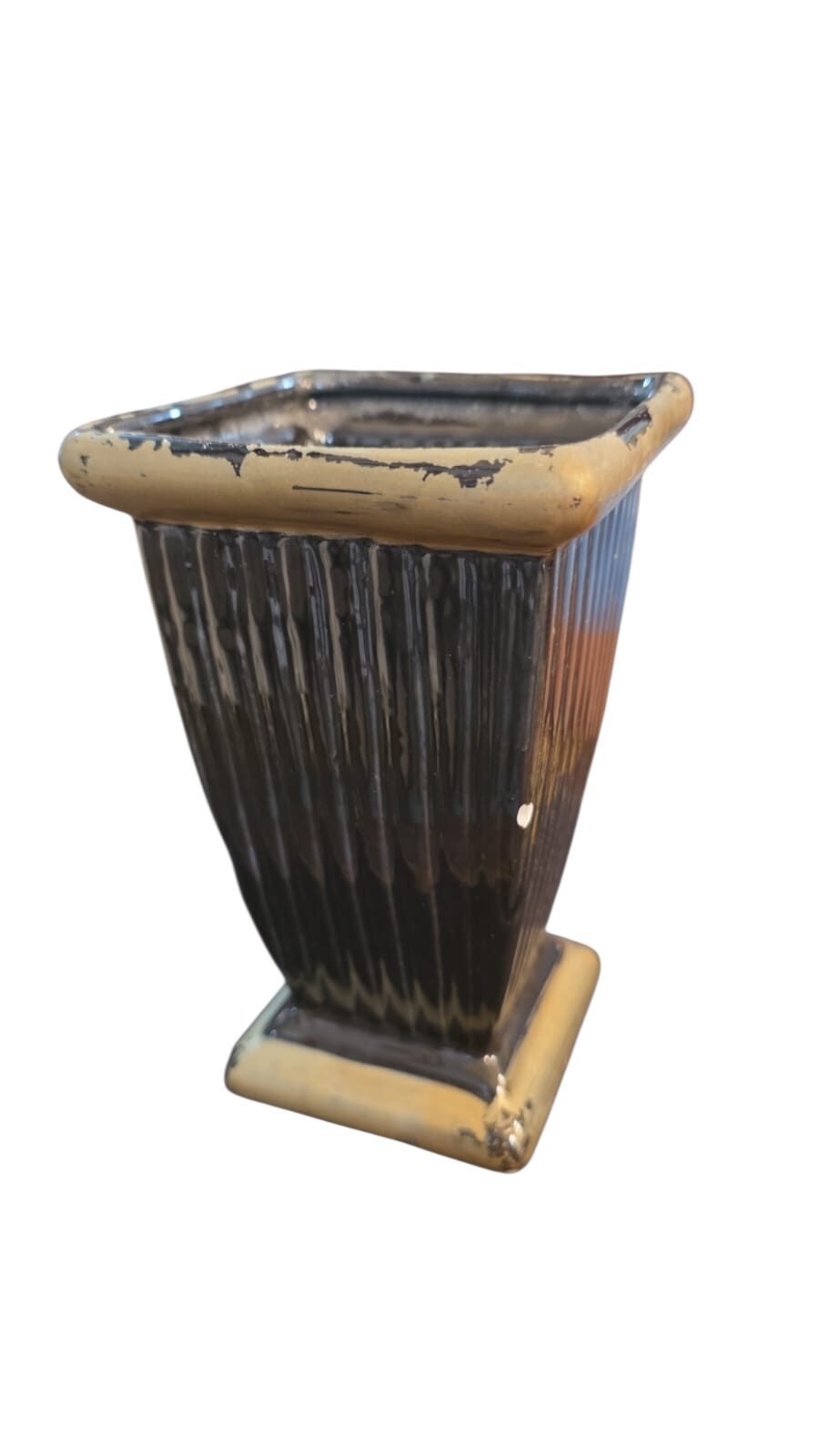 Belo vaso de cerâmica