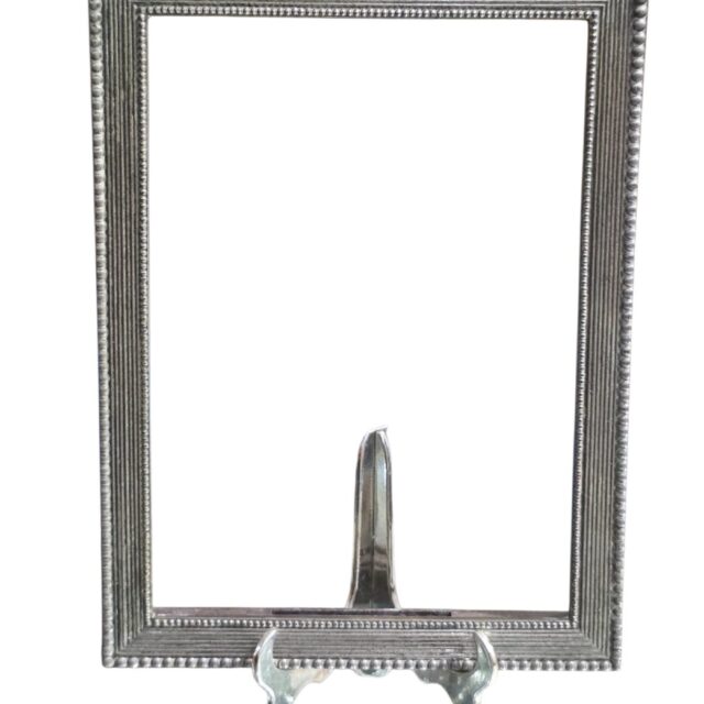 Moldura de porta retrato em metal
