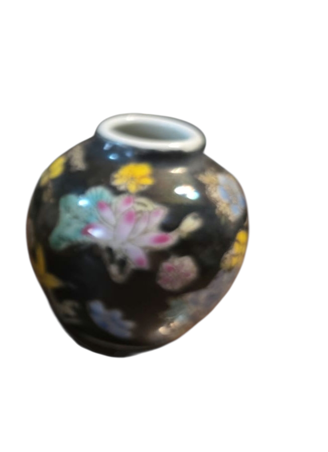 Vaso de porcelana chinesa com bela arte