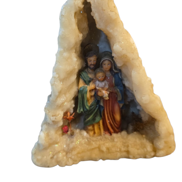Sagrada família de resina