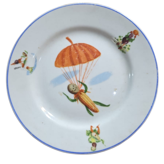 Antiga porcelana infantil, bela arte