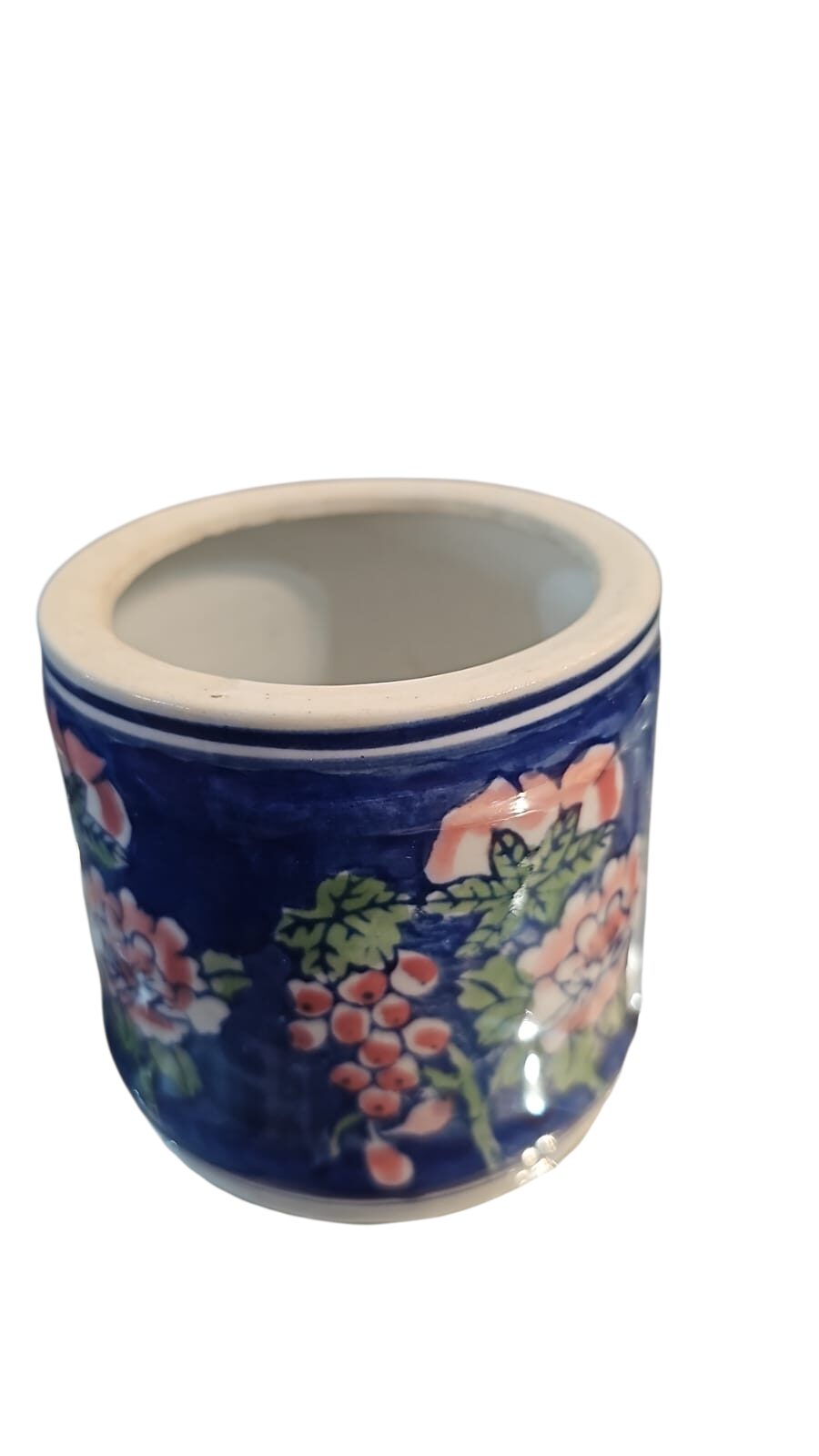 Floreira de porcelana chinesa, bela arte feita a mão