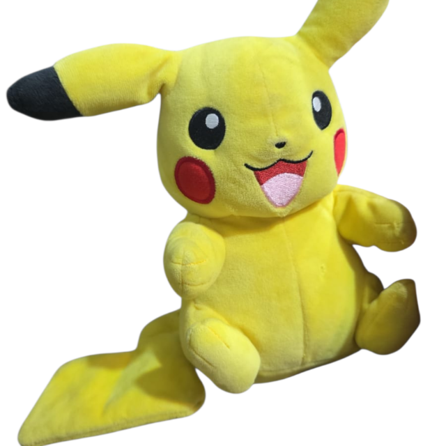 Pelúcia Pikachu, boa qualidade.