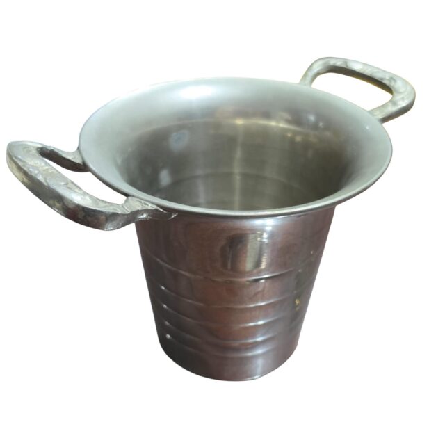 Balde de gelo, metal