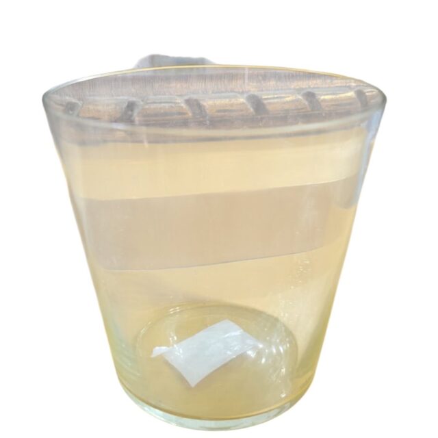Balde de gelo de vidro