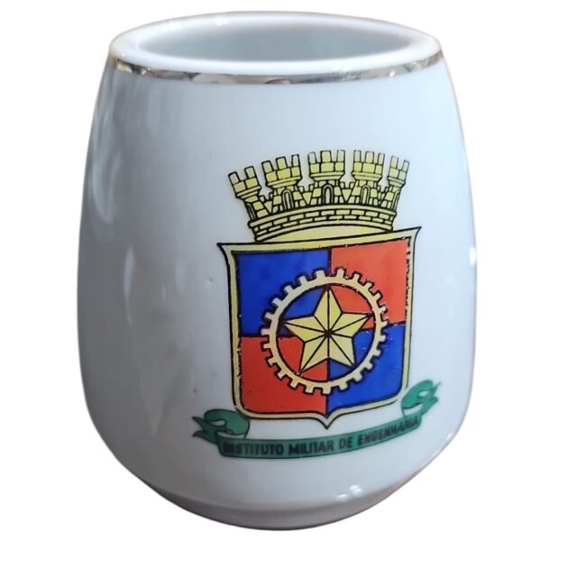 Porcelana São Caetano com Brasão do IME