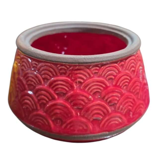 Belo Cachepot de cerâmica estilo oriental