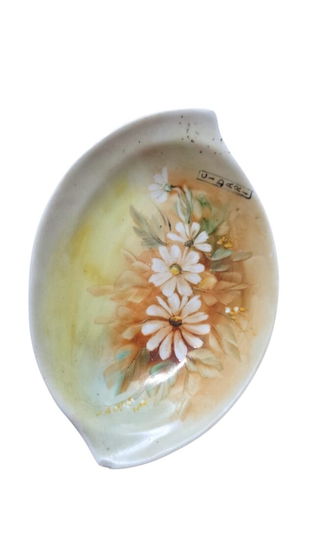 Despojador de porcelana pintado a mão