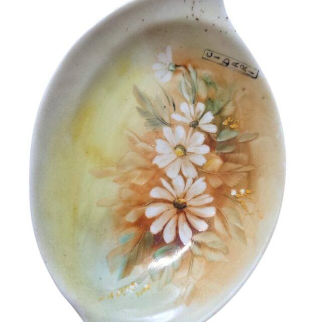 Despojador de porcelana pintado a mão