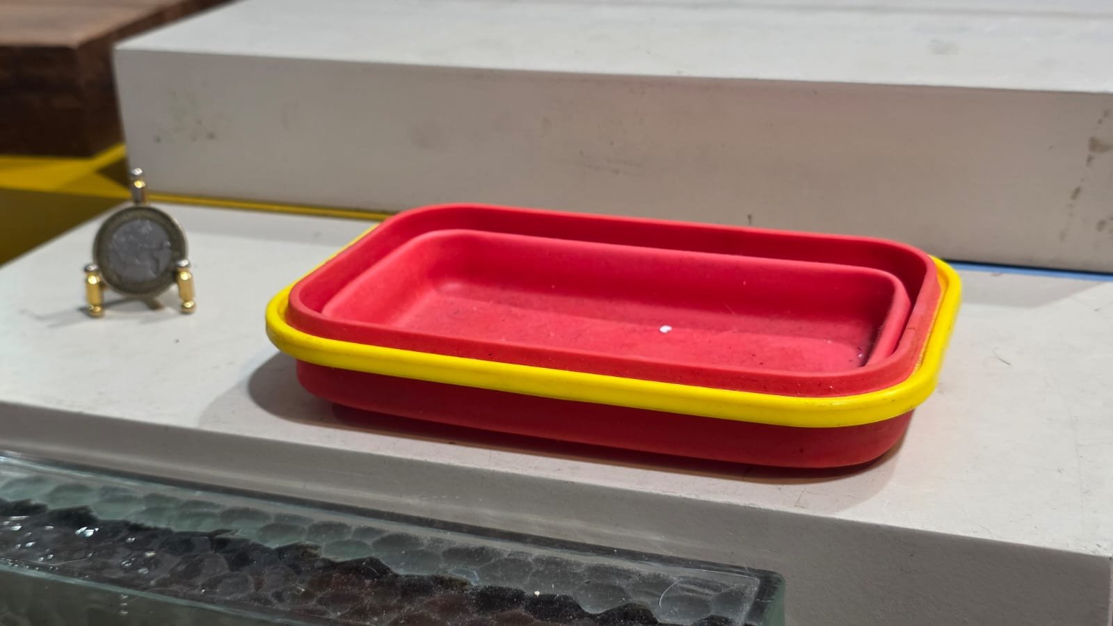 Lunchbox Retrátil Yuze na cor rosa, ideal para transporte prático de alimentos - Imagem 2