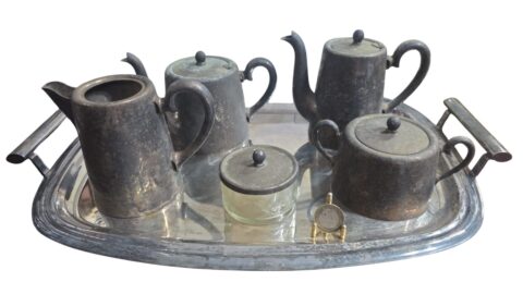 Conjunto completo espessurado a prata Fracalanza