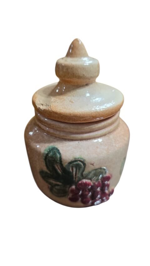 Pote de geleia em cerâmica artesanal
