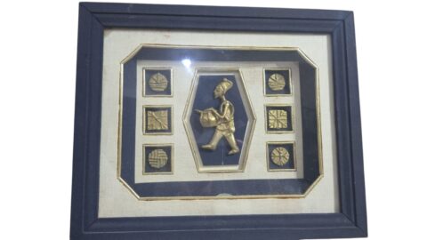 Antiga e bela decoração africana