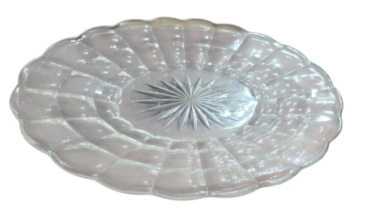 Belíssimo centro de mesa de cristal