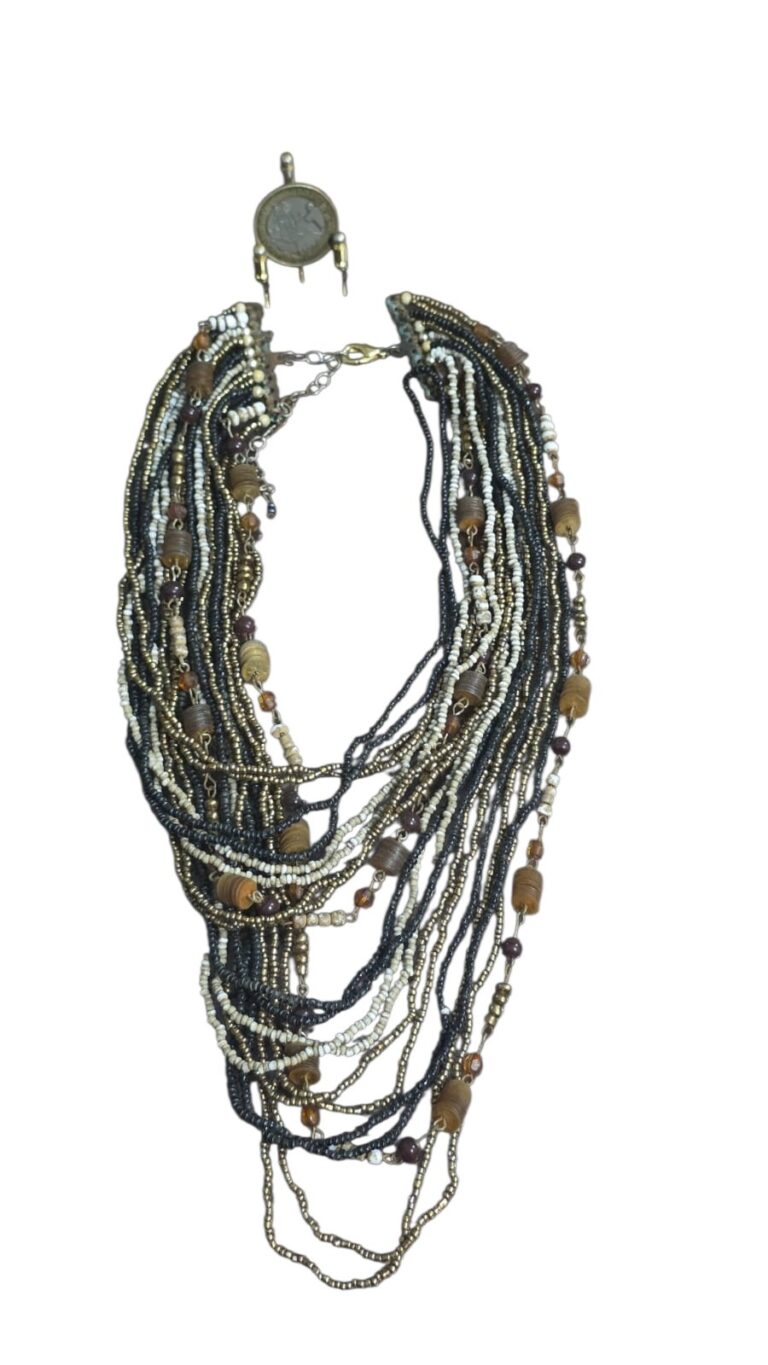 Extravagante colar feminino