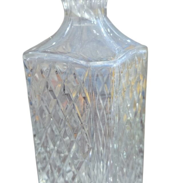 Garrafa de cristal de ótima qualidade