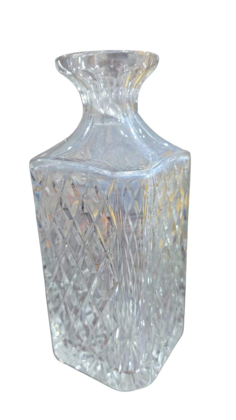 Garrafa de cristal de ótima qualidade
