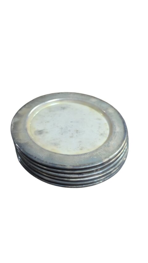 Conjunto de porta copos espessurados a prata