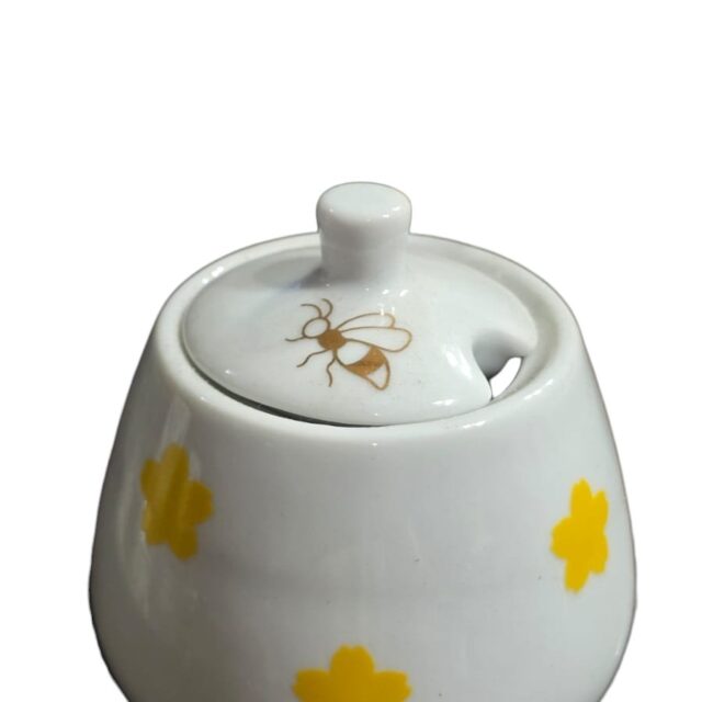 Açucareiro ou Meleira em porcelana branca
