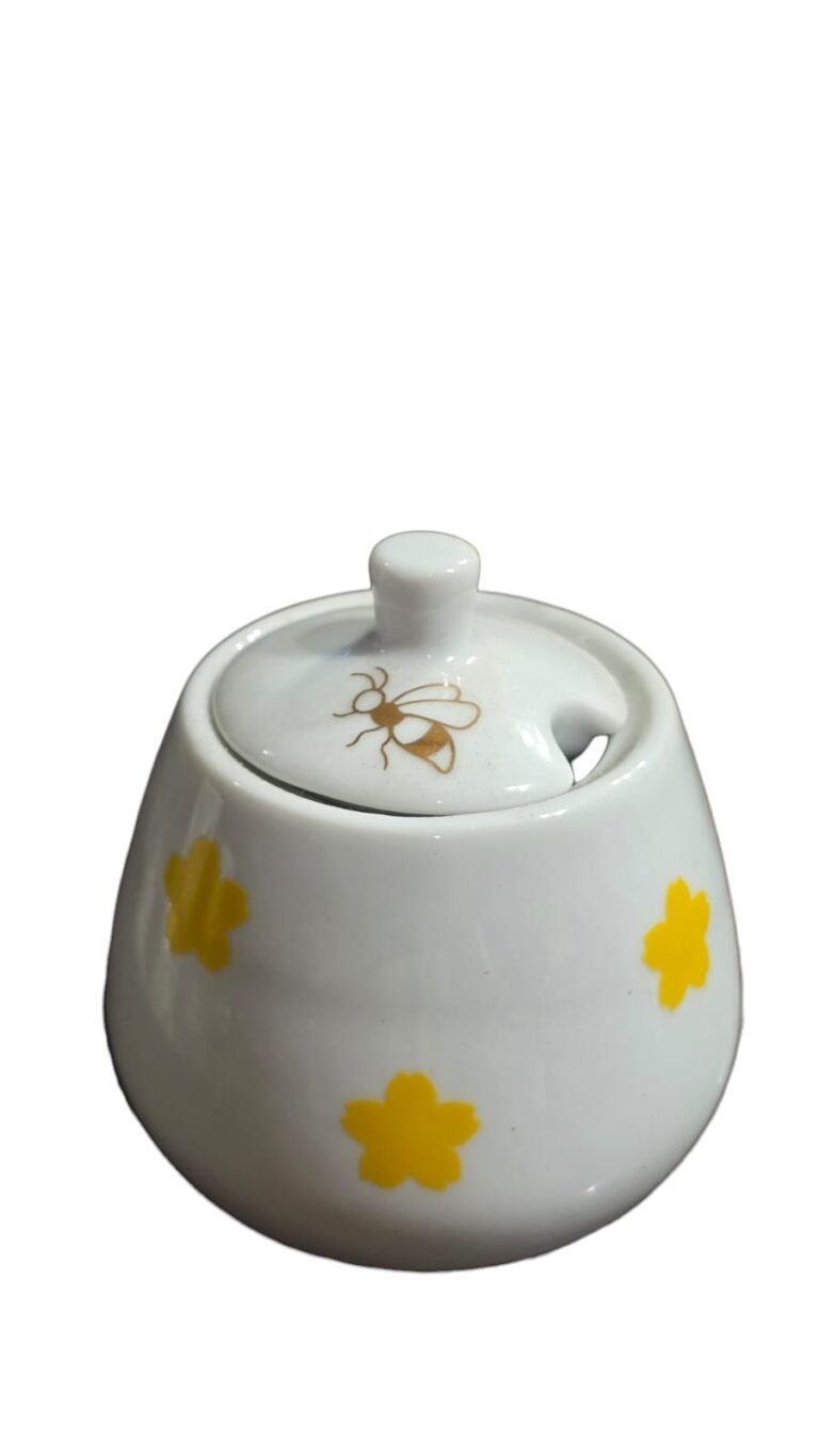 Açucareiro ou Meleira em porcelana branca