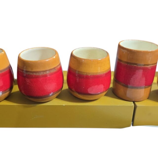 Conjunto de cerâmica artesanal