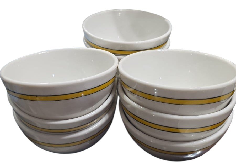Bowls de grossa porcelana D. Pedro II. (valor unitário)