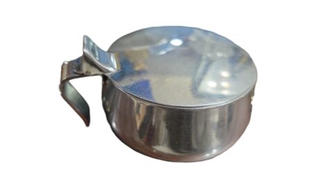 Elegante e antigo açucareiro Hércules inox