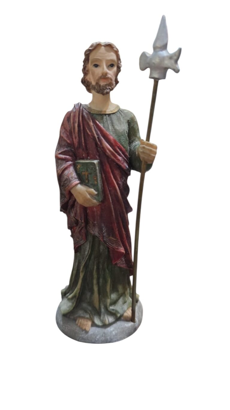 São Judas Tadeu de resina