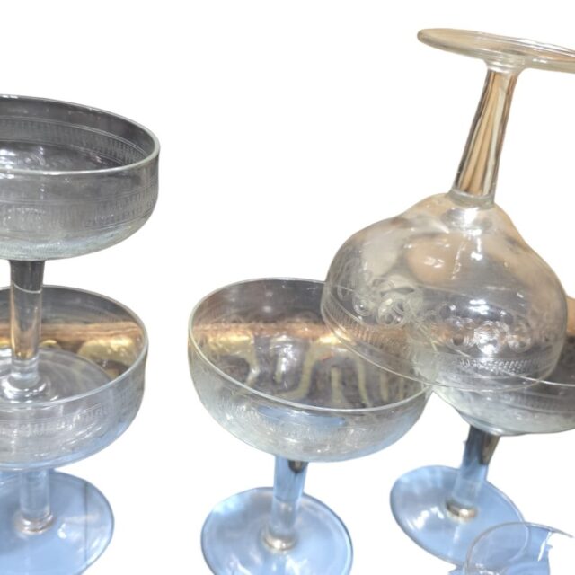 Conjunto de taças de cristal Saint Louis