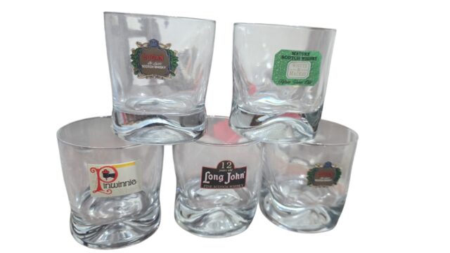 Conjunto de copos de whisky de cristal, ótima qualidade