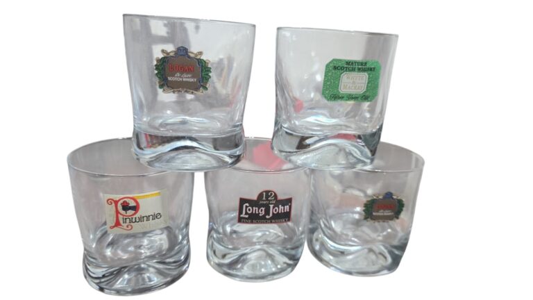 Conjunto de copos de whisky de cristal, ótima qualidade