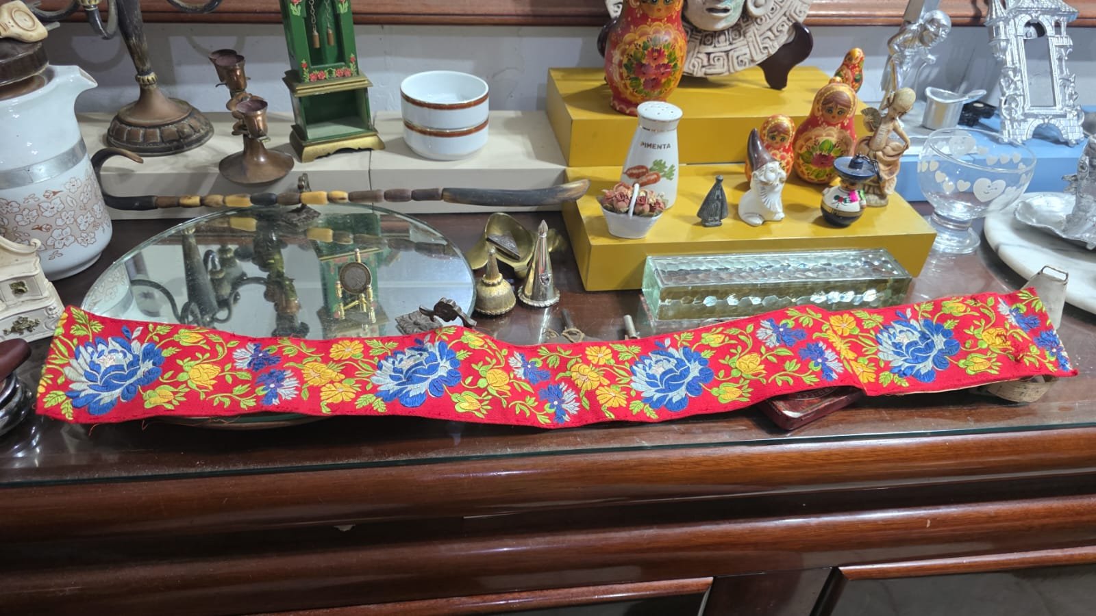Faixa floral com bordados feitos a mão - Imagem 3