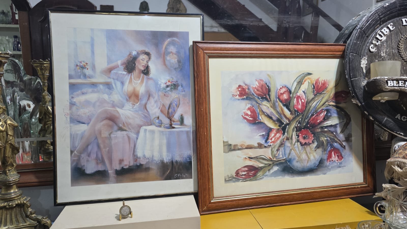 Par de belos quadros com reproduções artísticas - Imagem 2