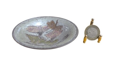 Bowl em cloisonné indiano, belíssima arte feita a mão