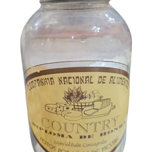 Grande pote de vidro