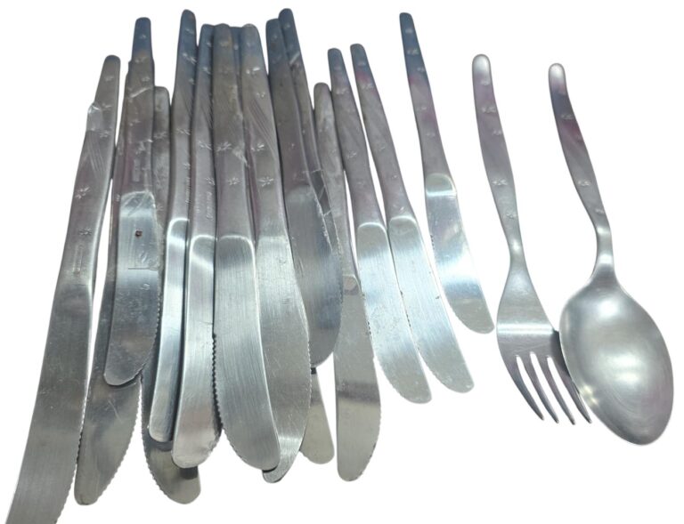 Conjunto de talheres Hércules inox estrelinha