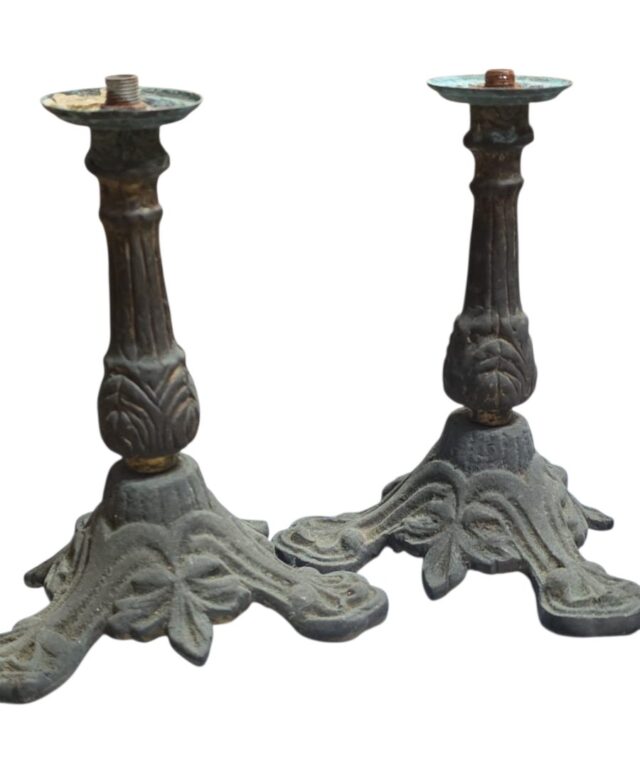 Bases de abajures de bronze. (valor unitário)
