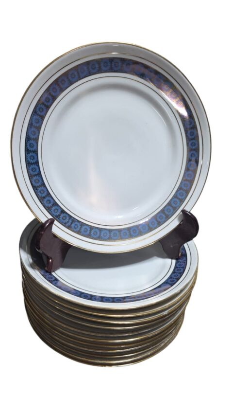 Belos pratos rasos de porcelana Barão do Rio Branco (valor unitário)