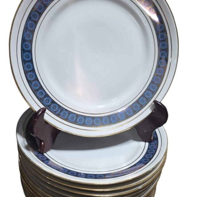 Belos pratos rasos de porcelana Barão do Rio Branco (valor unitário)
