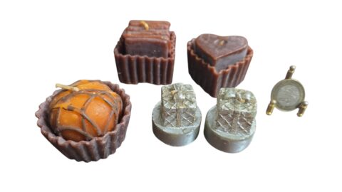 Lote de velas artesanais