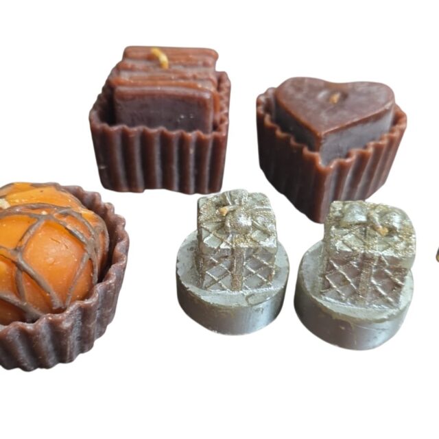 Lote de velas artesanais