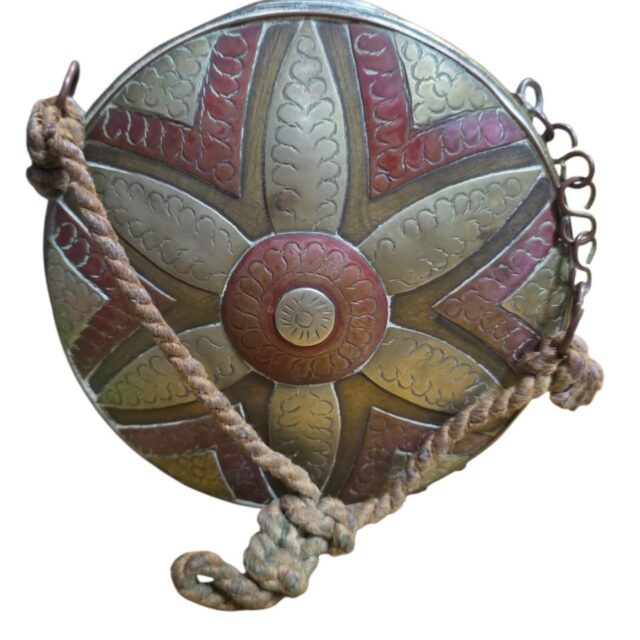 Antigo e raro porta pólvora do oriente médio