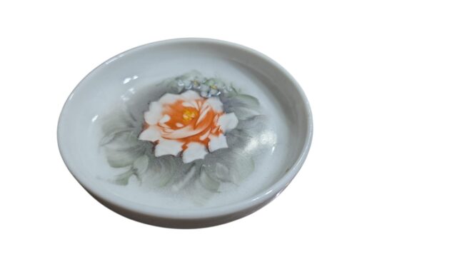 Pinga joias de porcelana pintado a mão
