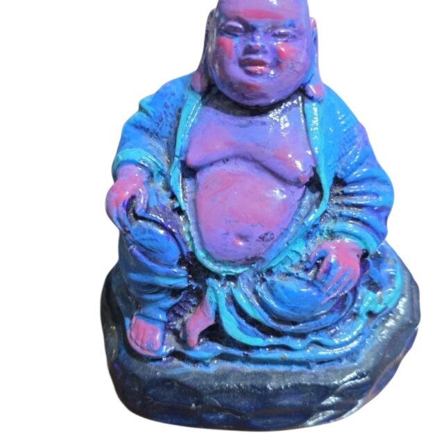 Escultura Buda artesanal esmaltado