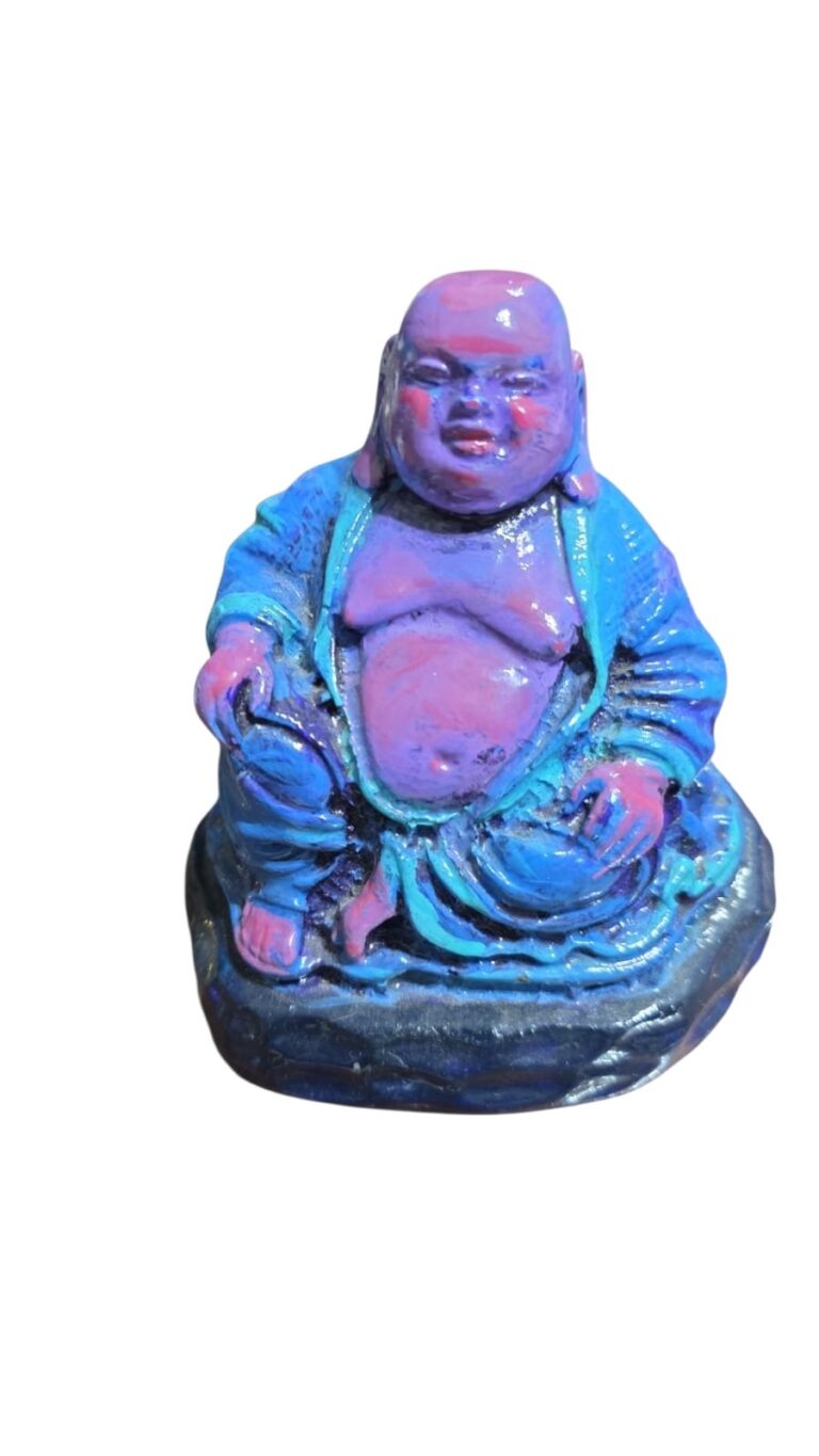 Escultura Buda artesanal esmaltado
