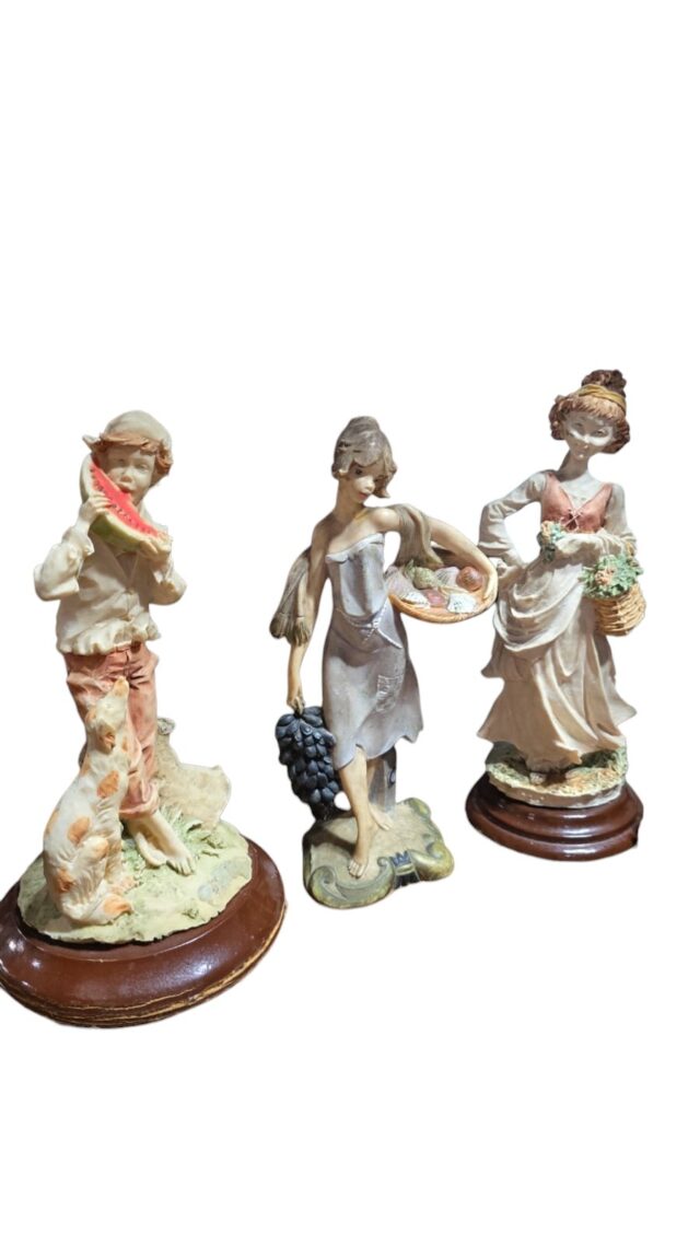 Trio de esculturas italianas