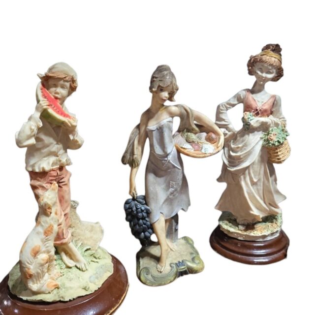 Trio de esculturas italianas