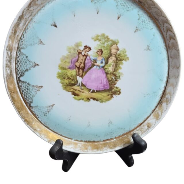 Porcelana Luiz XV, cena galante